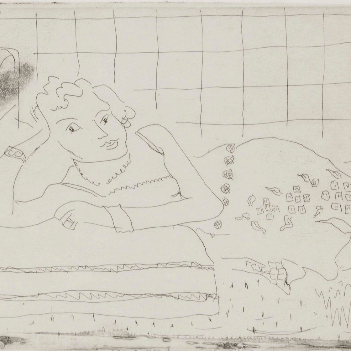 Henri Matisse — Рисунок "Аллонжье в свете Акажу"