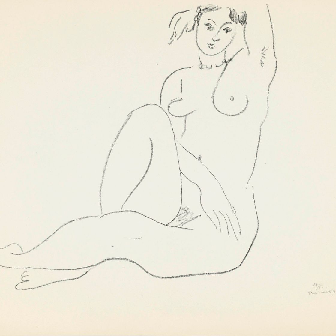 Henri Matisse — Нью-Ассис, брас-гуашь-сюр-ла-Тет (D. 497)