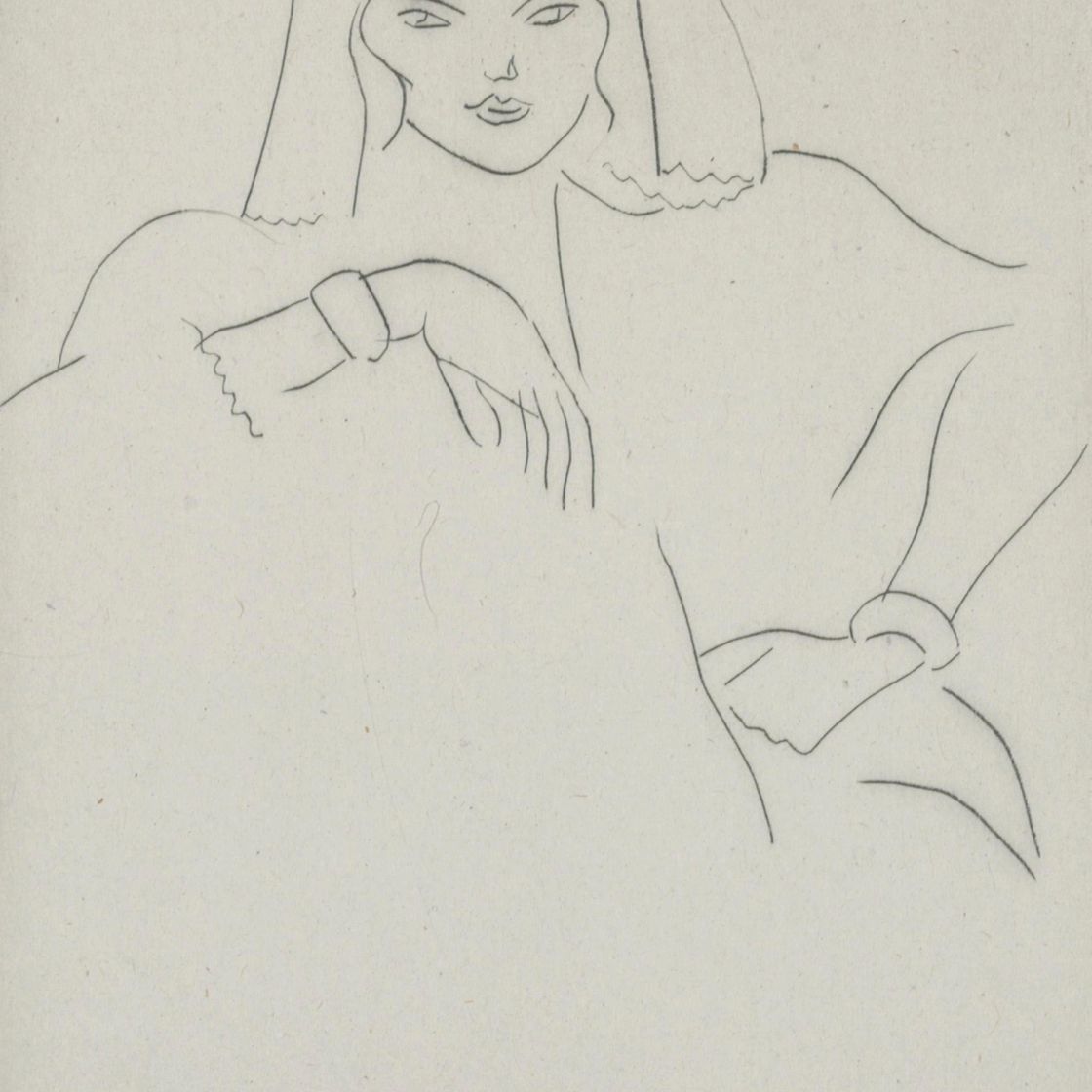 Henri Matisse — Наряд молодой женщины, вуаль наедине