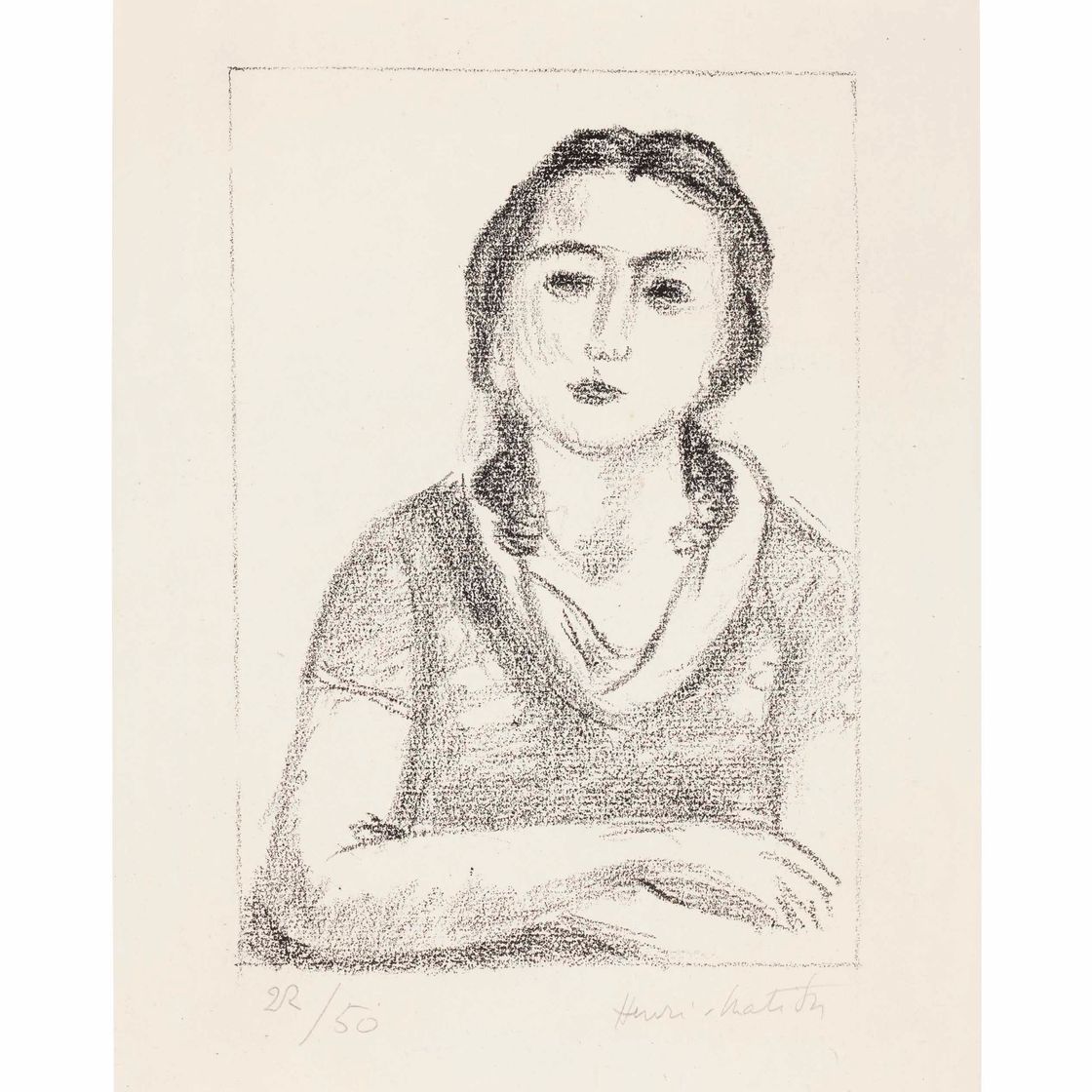 Henri Matisse — Бюст молодой девушки, круазесские лифчики