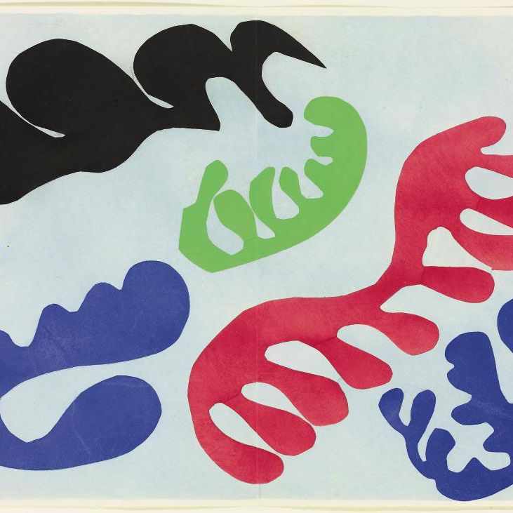 Henri Matisse — "Ле Лагон", фото XIX из книги "Джаз" (ср. D. книга 22)