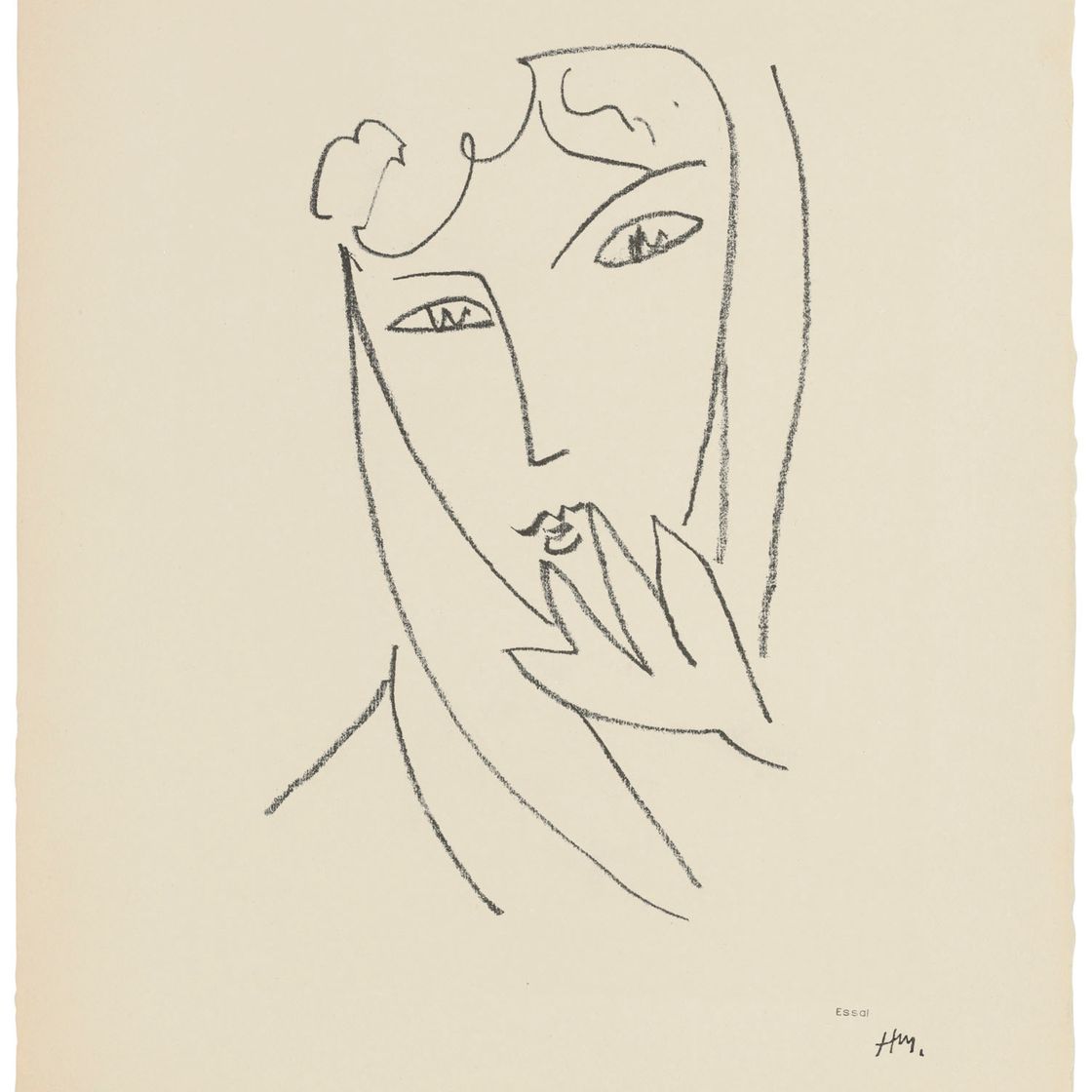 Henri Matisse — Молодая женщина в платке