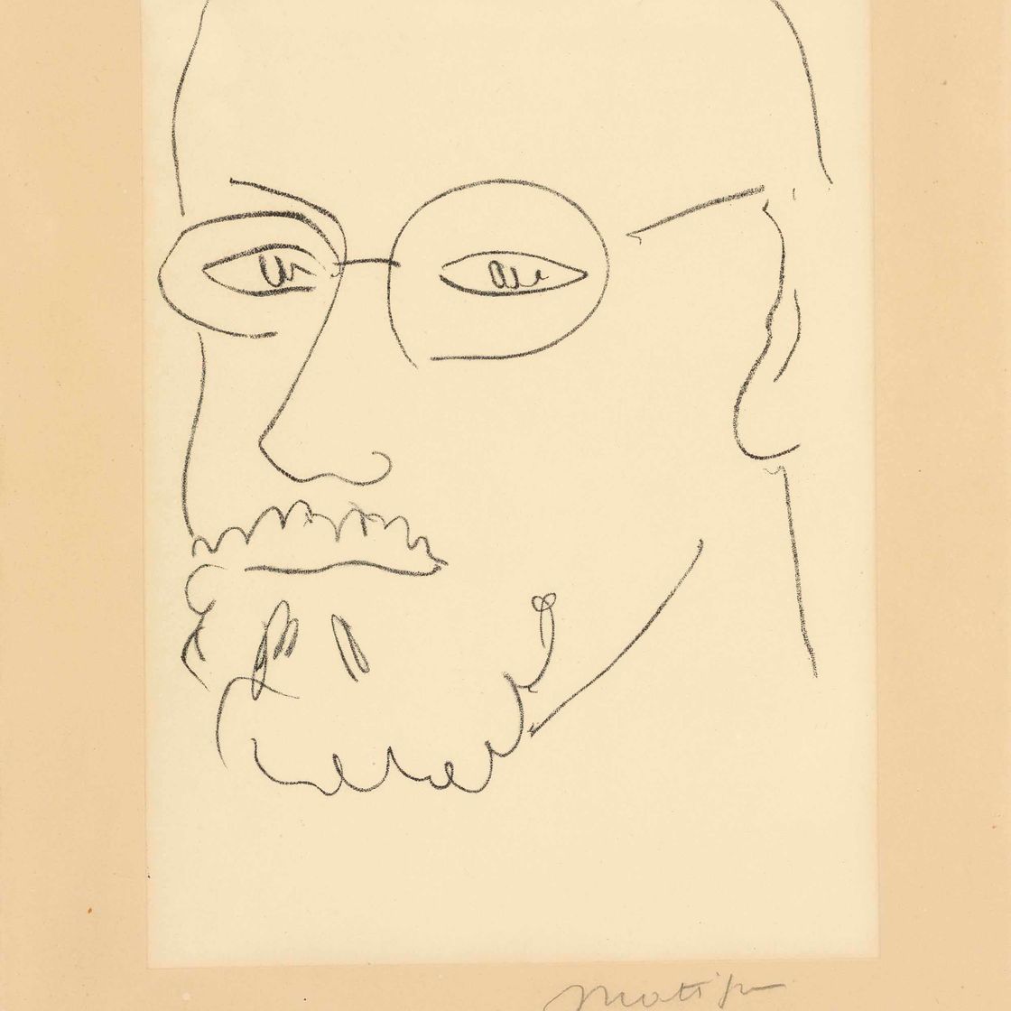 Henri Matisse — Автопортрет из трех четвертинок