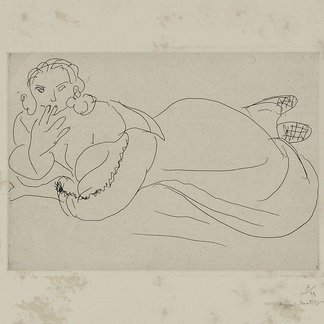 Henri Matisse — Молодая женщина в репозитории
