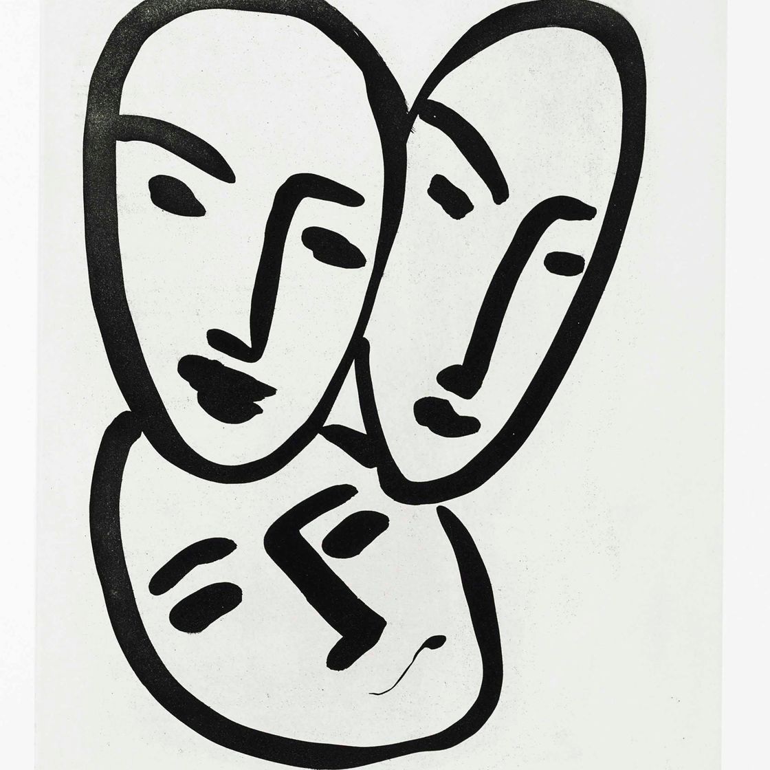 Henri Matisse — Трое наедине. Любовь : один отпечаток
