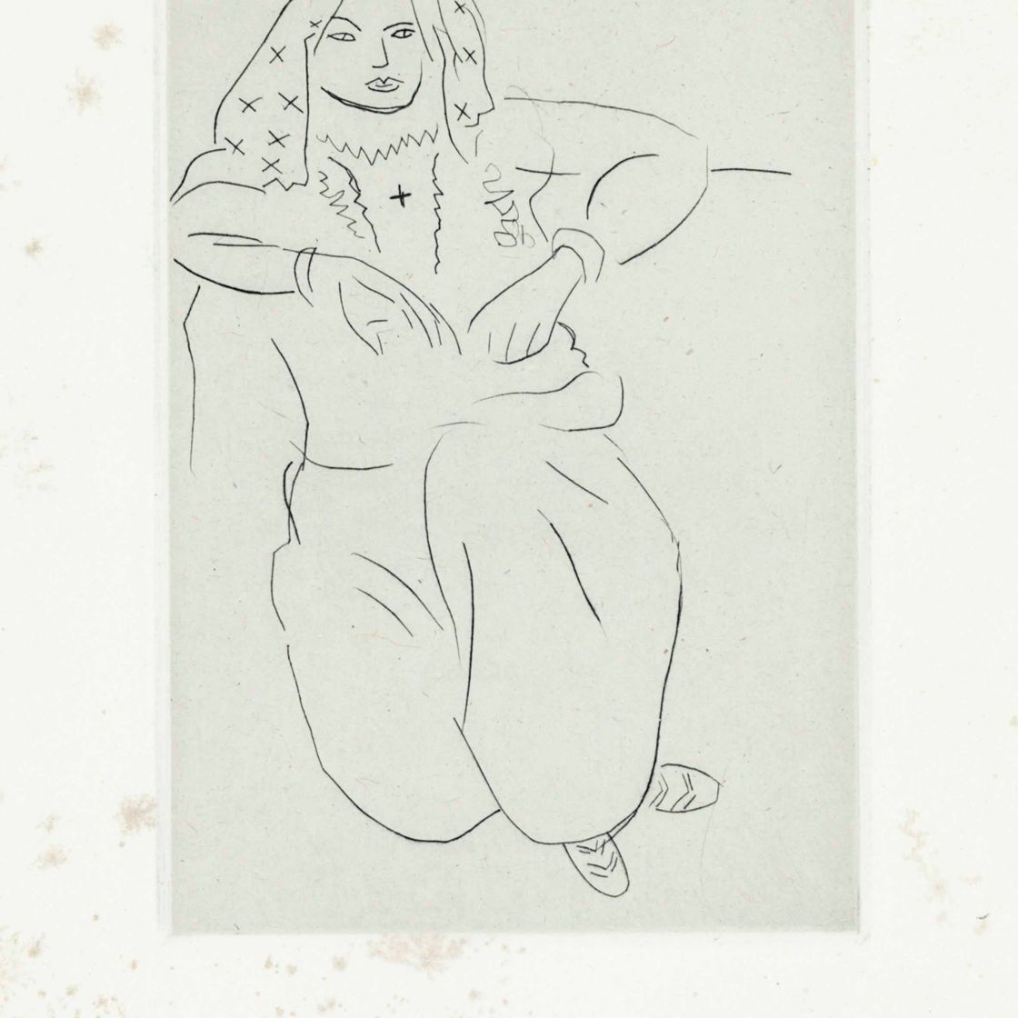 Henri Matisse — Восточный стиль, татуаж на круа-сюр-ла-Пуатрин