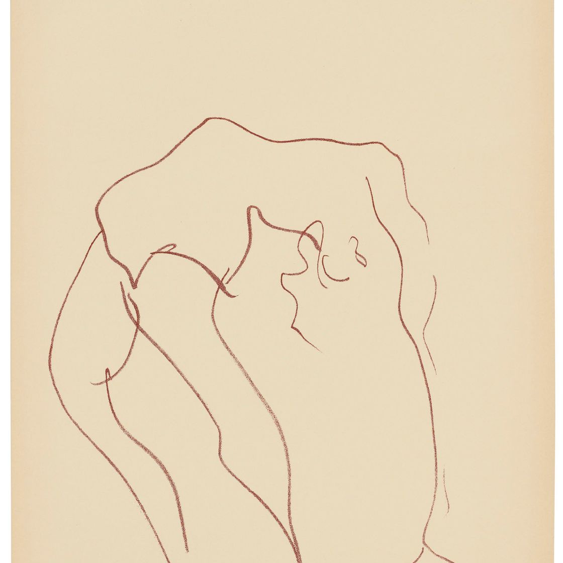 Henri Matisse — Танцовщицы-акробатки: одна тарелка
