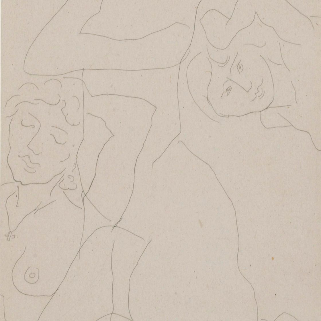 Henri Matisse — Трое персонажей. Исследование кислот