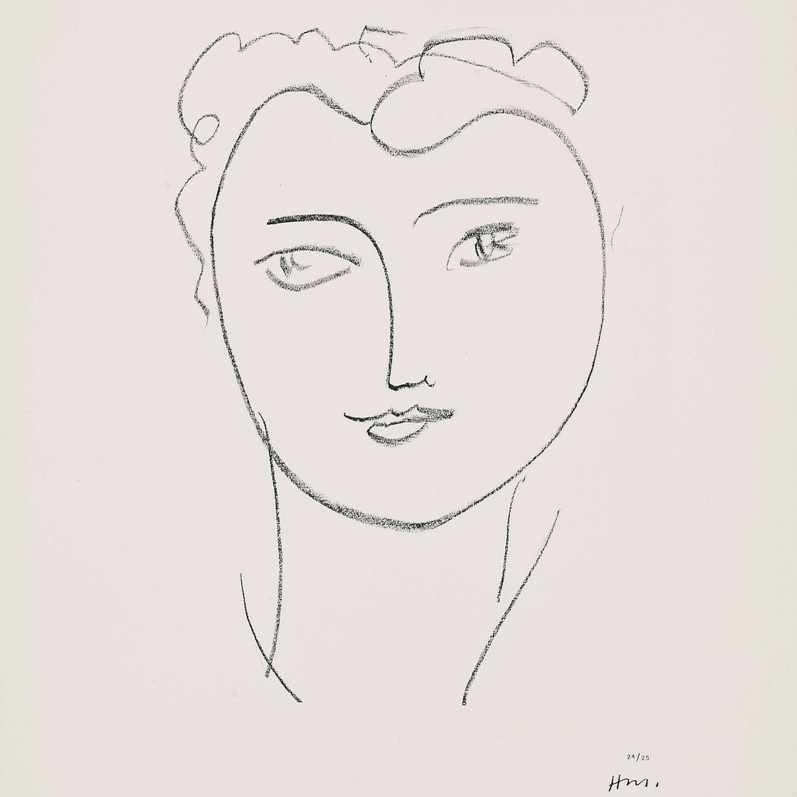 Henri Matisse — Одна тарелка, от: Jeune Étudiante