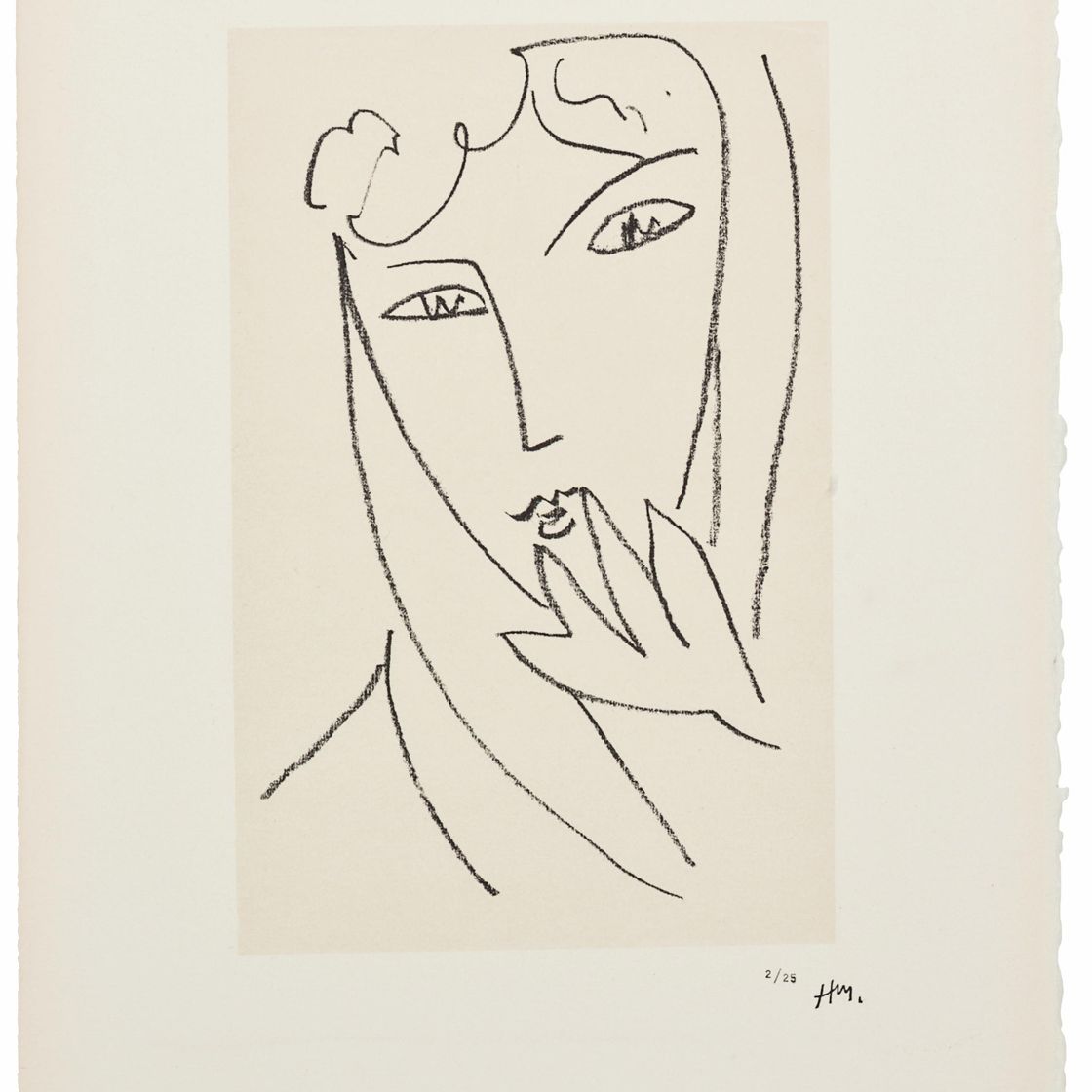 Henri Matisse — Молодая женщина в платке