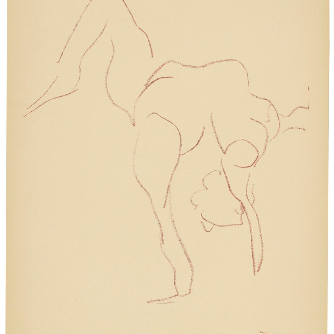 Henri Matisse — Танцовщицы-акробатки: одна тарелка