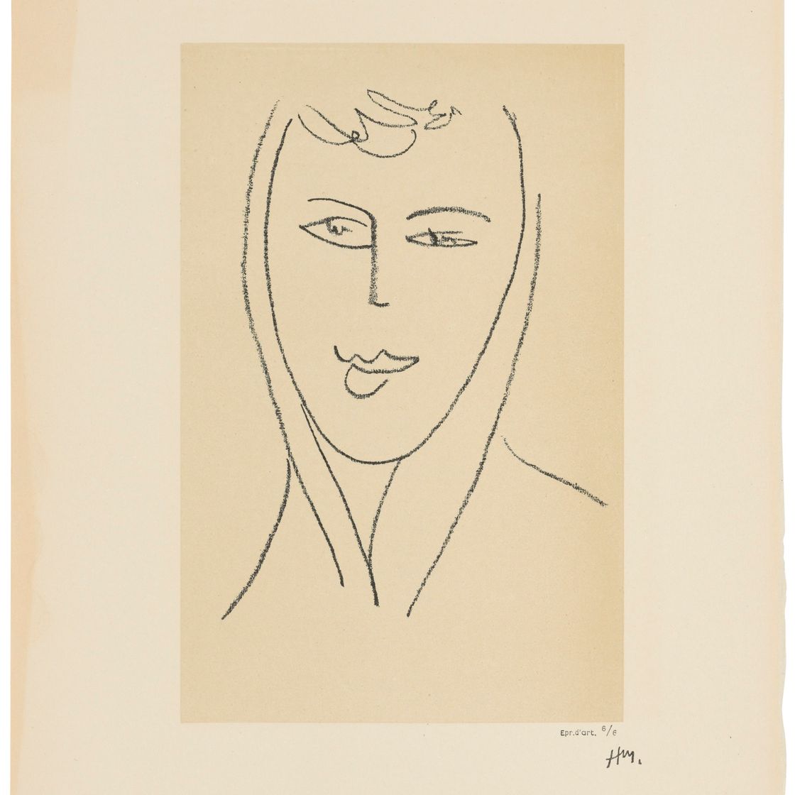 Henri Matisse — Молодая женщина в платке