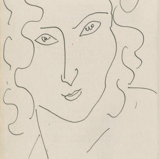 Henri Matisse — Жак Кобер, "Извержение вулкана", Париж, главный редактор, 1947