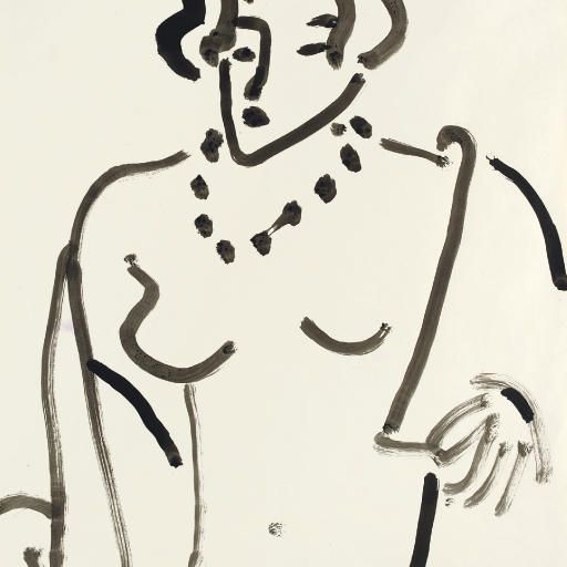 Henri Matisse — Женщина в колье из жемчуга