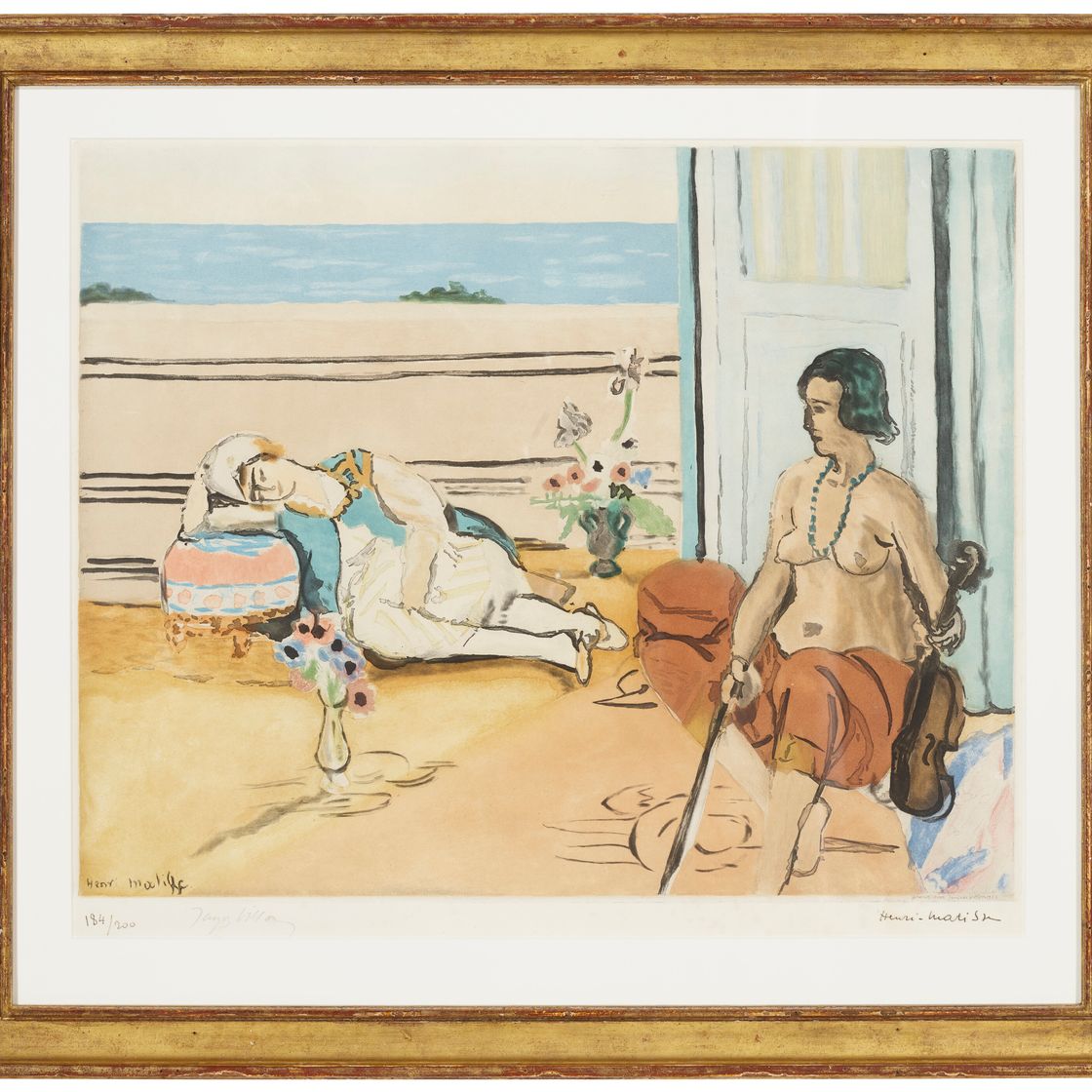 Henri Matisse — Одалиска на террасе, изображение 2
