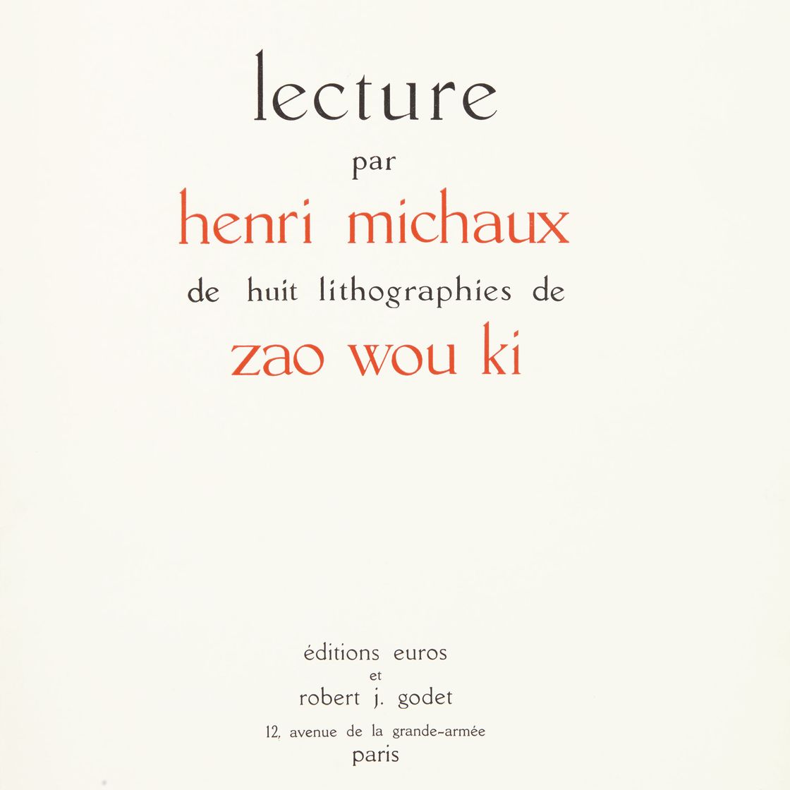 Henri Michaux — Оригинальная акварель на бумаге и две черно-белые литографии, сопровождающие серию лекций Анри Мишо о литографиях ЗАО "Ву-Ки"., изображение 10