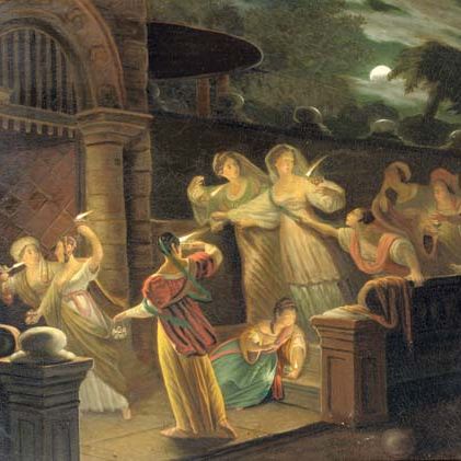 Henry Fuseli — Парабель о шести мудрых и шести неразумных девах