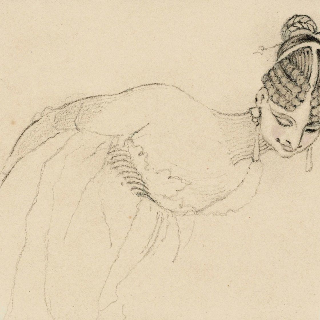 Henry Fuseli — Молодая женщина в авангарде, возможно, Харриот Меллон