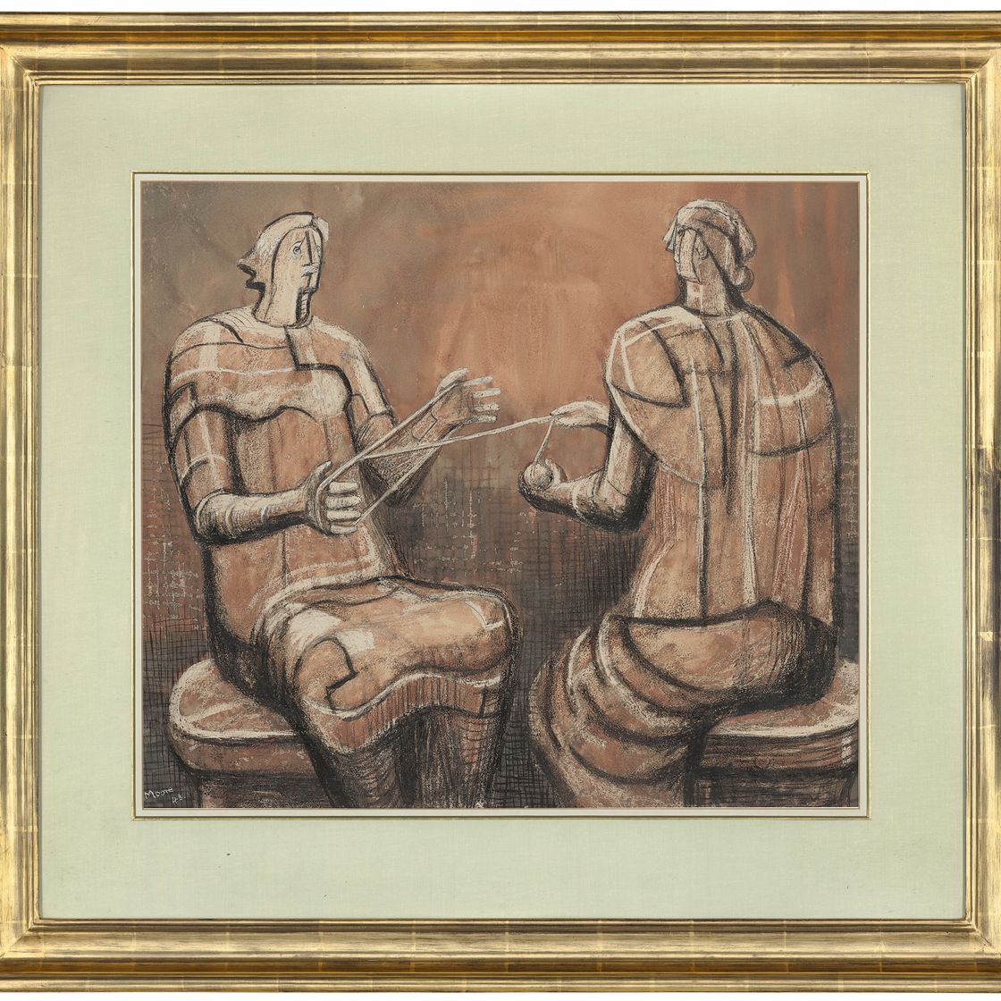 Henry Moore — Женщины, наматывающие шерсть, изображение 2