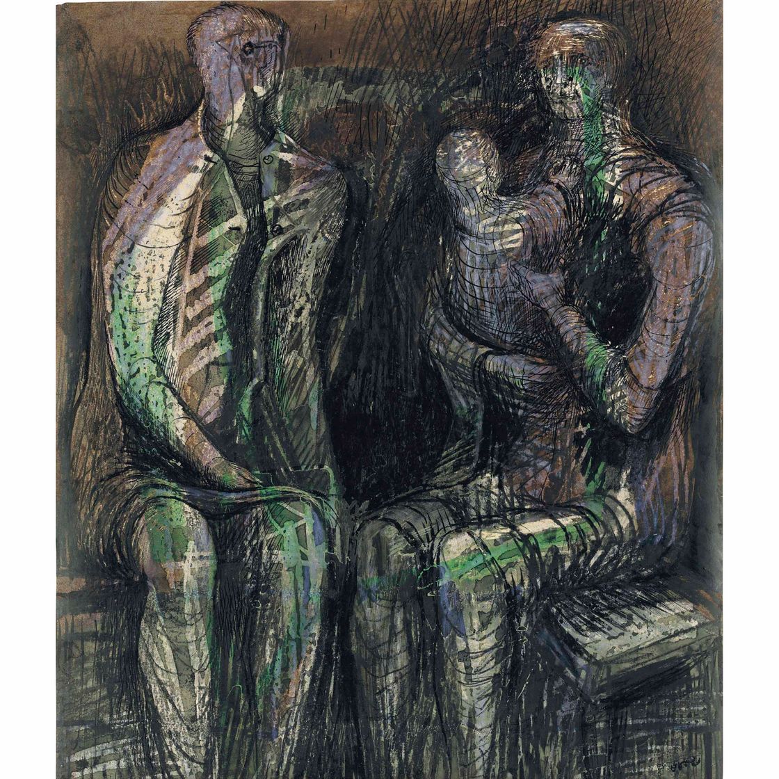 Henry Moore — Укрыватели