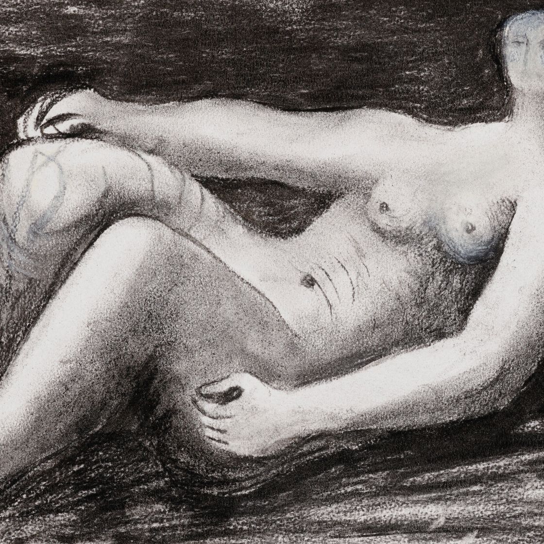 Henry Moore — Лежащий обнаженный, изображение 1