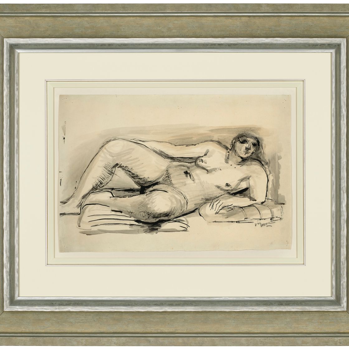 Henry Moore — Лежащая женская фигура, изображение 2