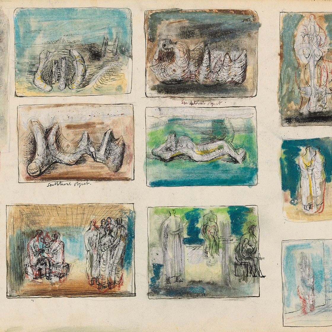 Henry Moore — Одиннадцать идей для скульптуры