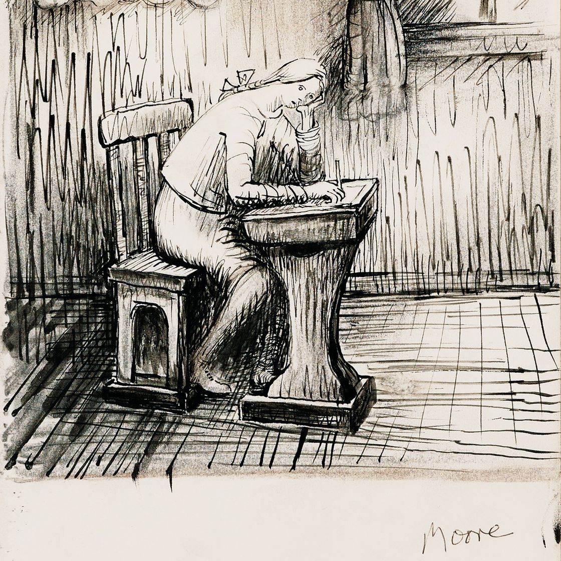 Henry Moore — Мэри делает домашнее задание, изображение 1