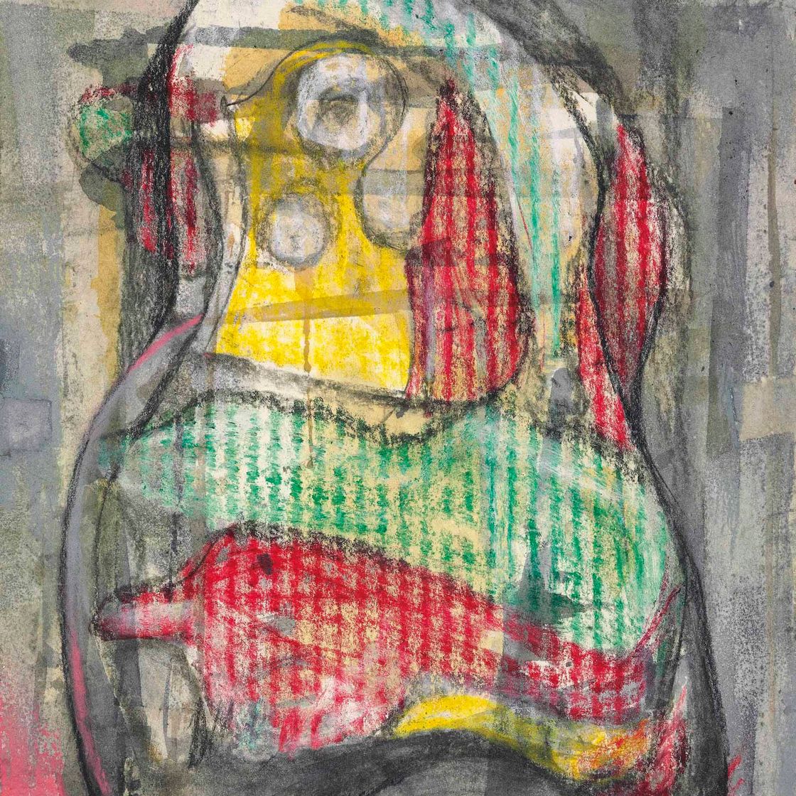 Henry Moore — Бюст женщины