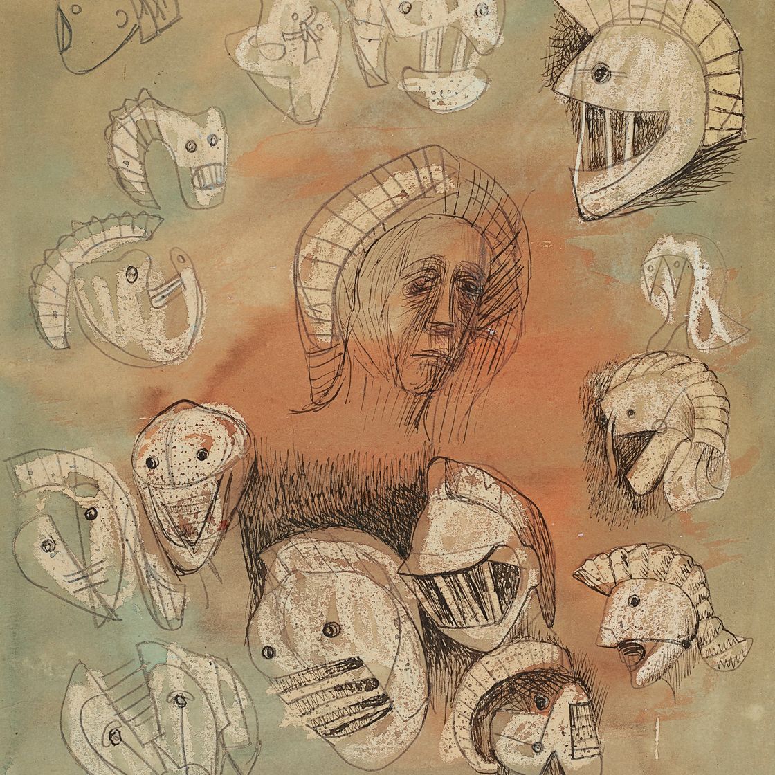 Henry Moore — Головы Паллады