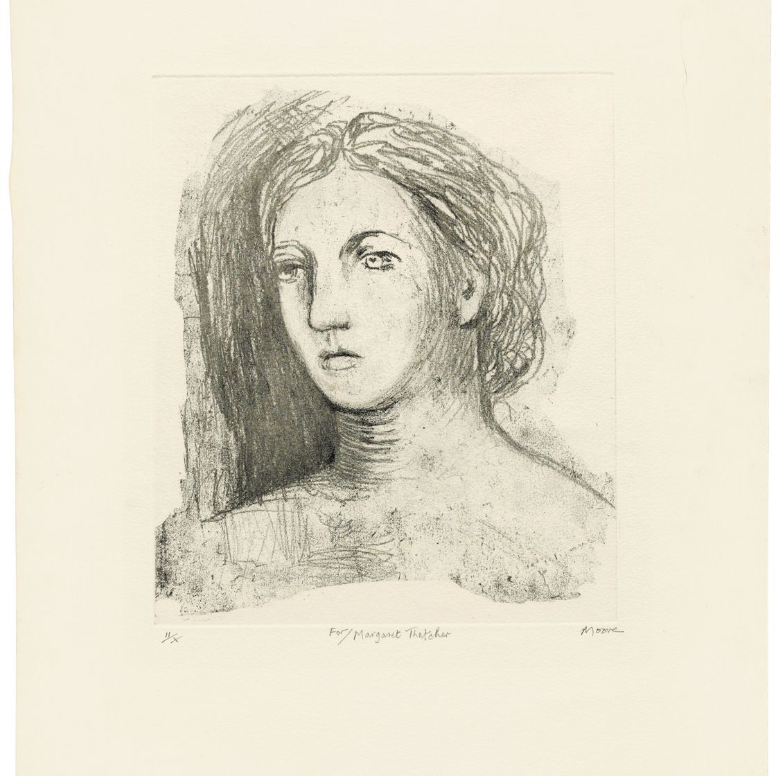 Henry Moore — Голова женщины
