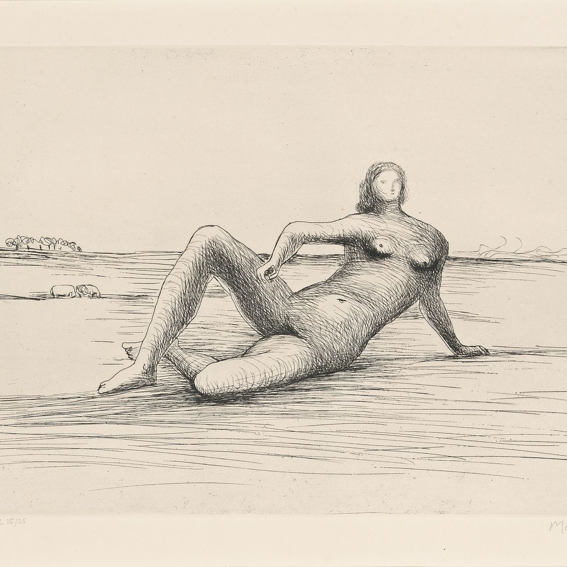 Henry Moore — Альбом "Лежащая фигура", изображение 4