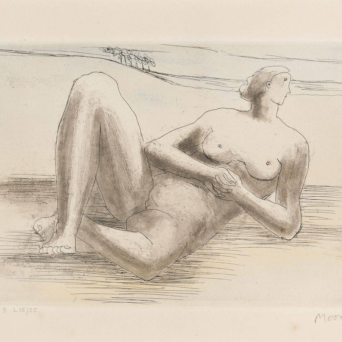 Henry Moore — Альбом "Лежащая фигура", изображение 9