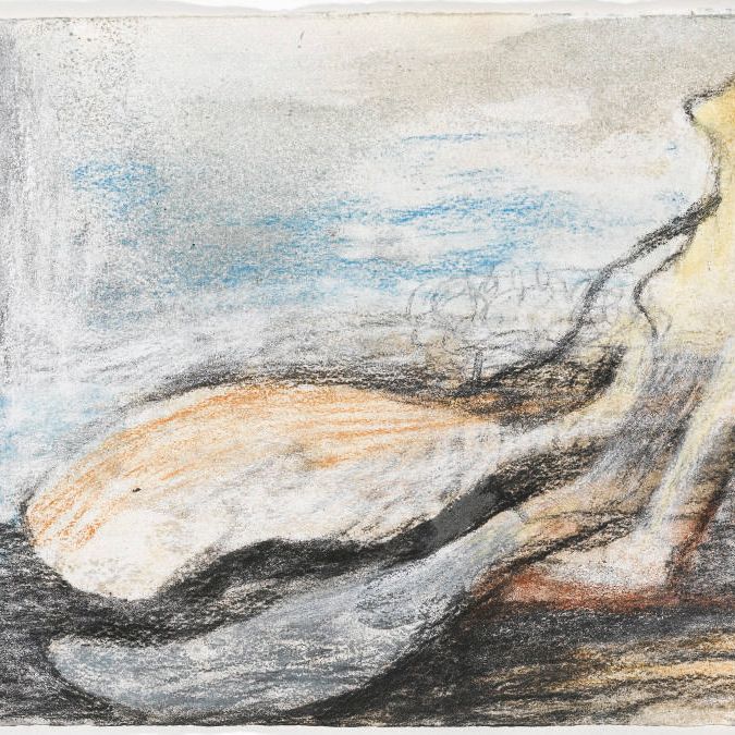 Henry Moore — Лежащая фигура
