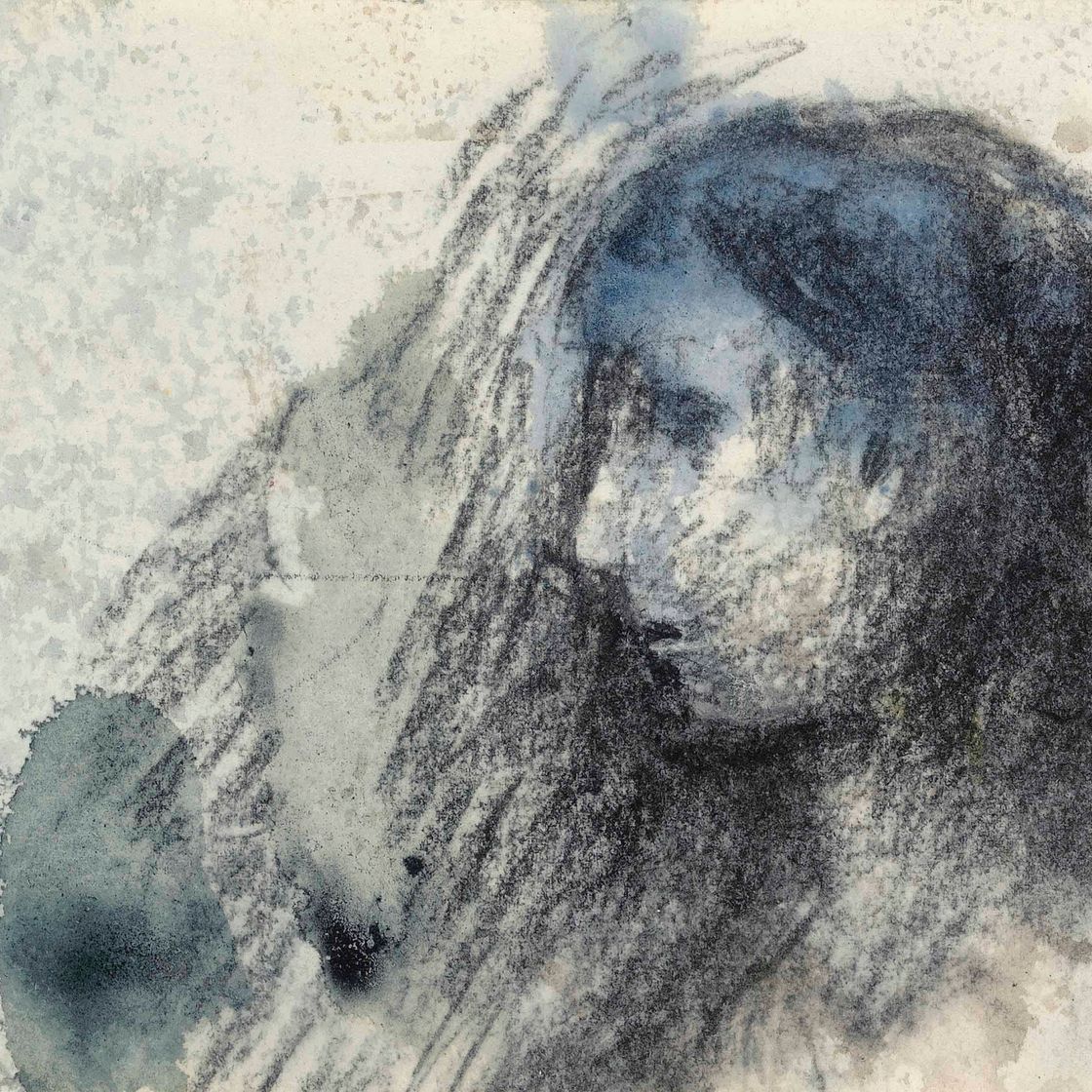 Henry Moore — Голова девушки