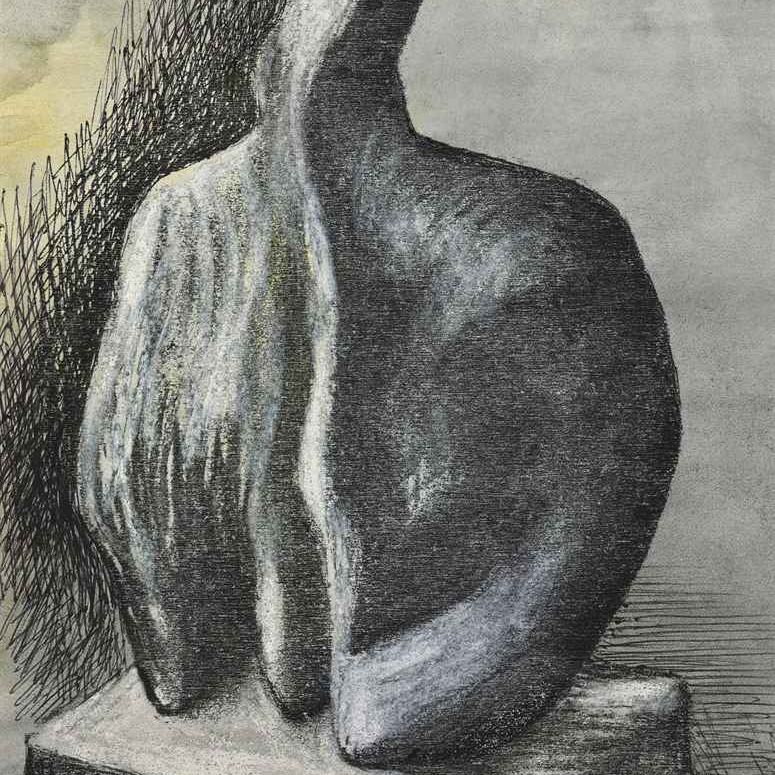 Henry Moore — Скульптура: Бюст II