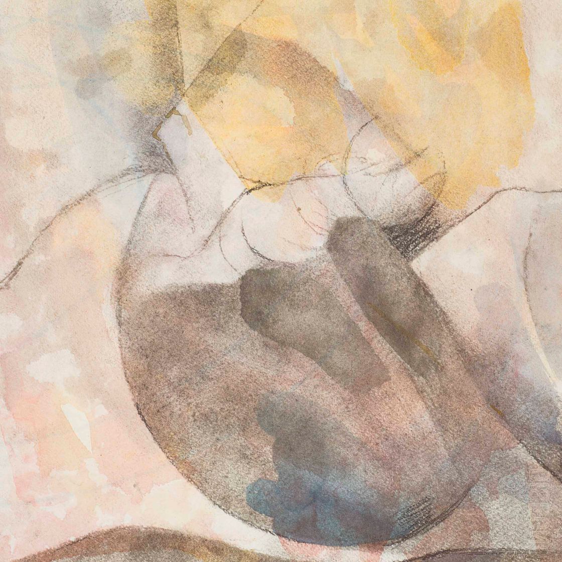 Henry Moore — Рисунок для скульптуры, изображение 1