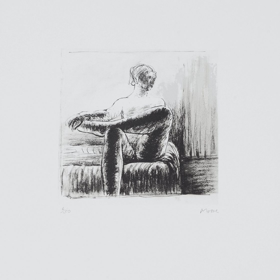 Henry Moore — Девять пластинок из коллекции Nudes (C. 396-401, 403-406), изображение 6