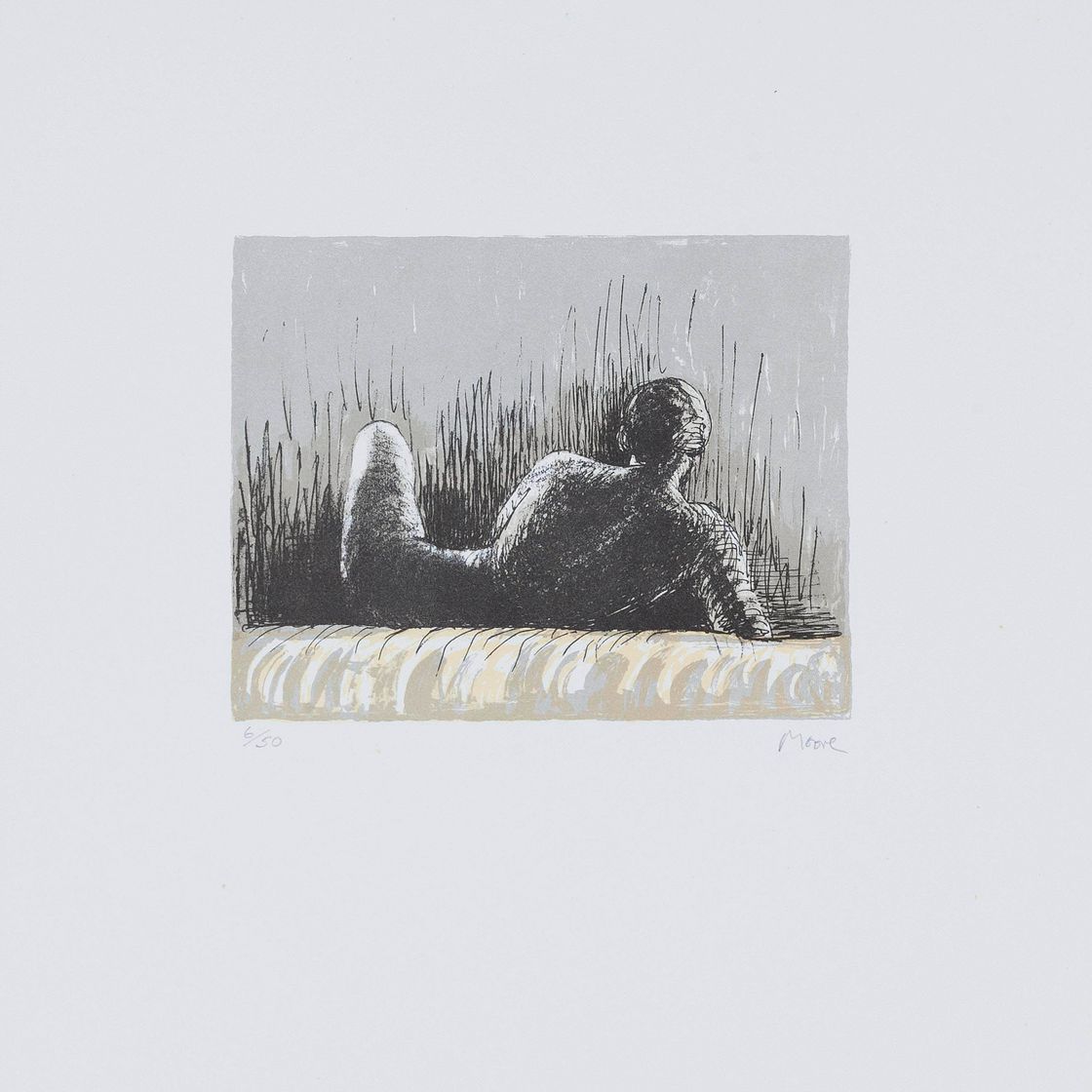 Henry Moore — Девять пластинок из коллекции Nudes (C. 396-401, 403-406), изображение 7