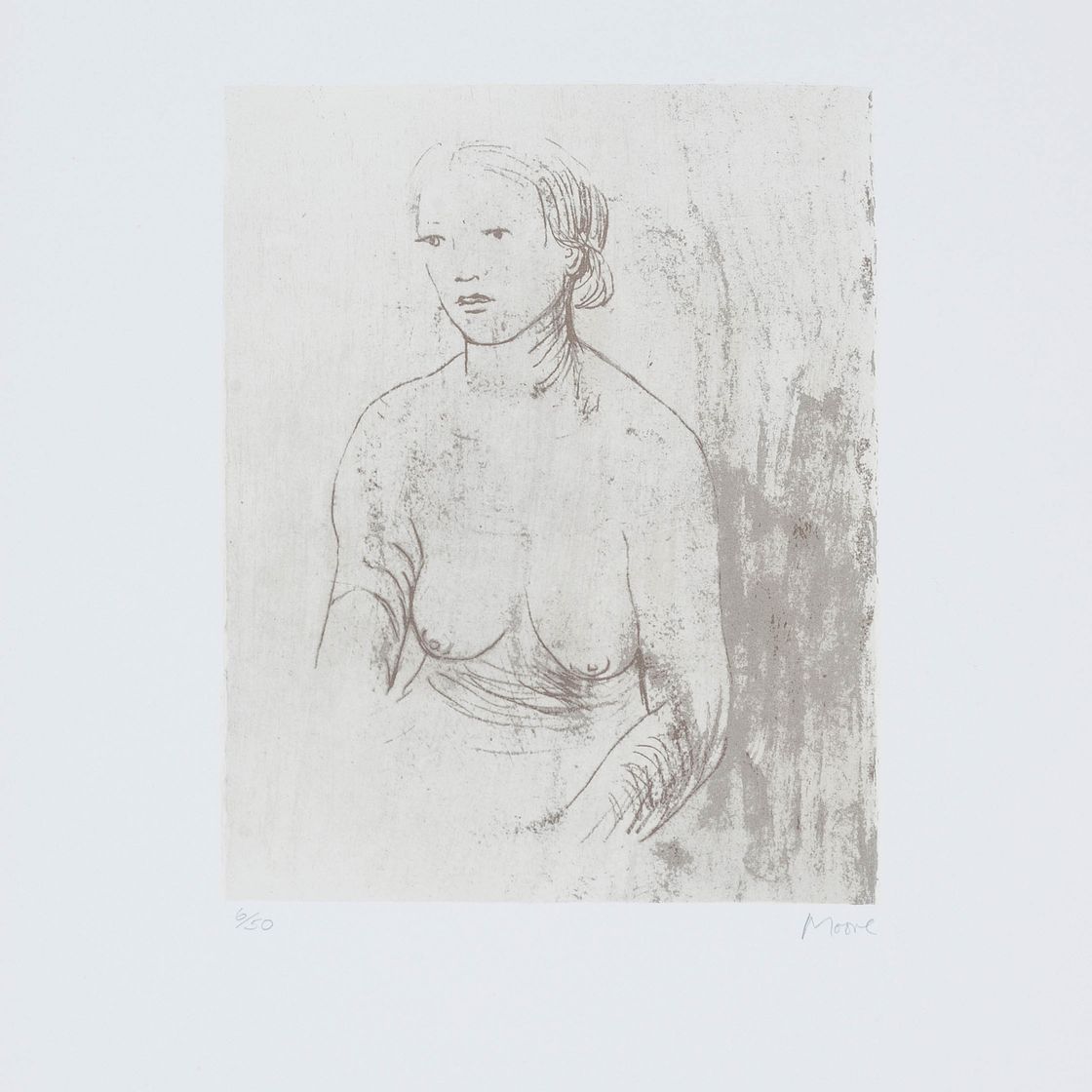 Henry Moore — Девять пластинок из коллекции Nudes (C. 396-401, 403-406), изображение 8