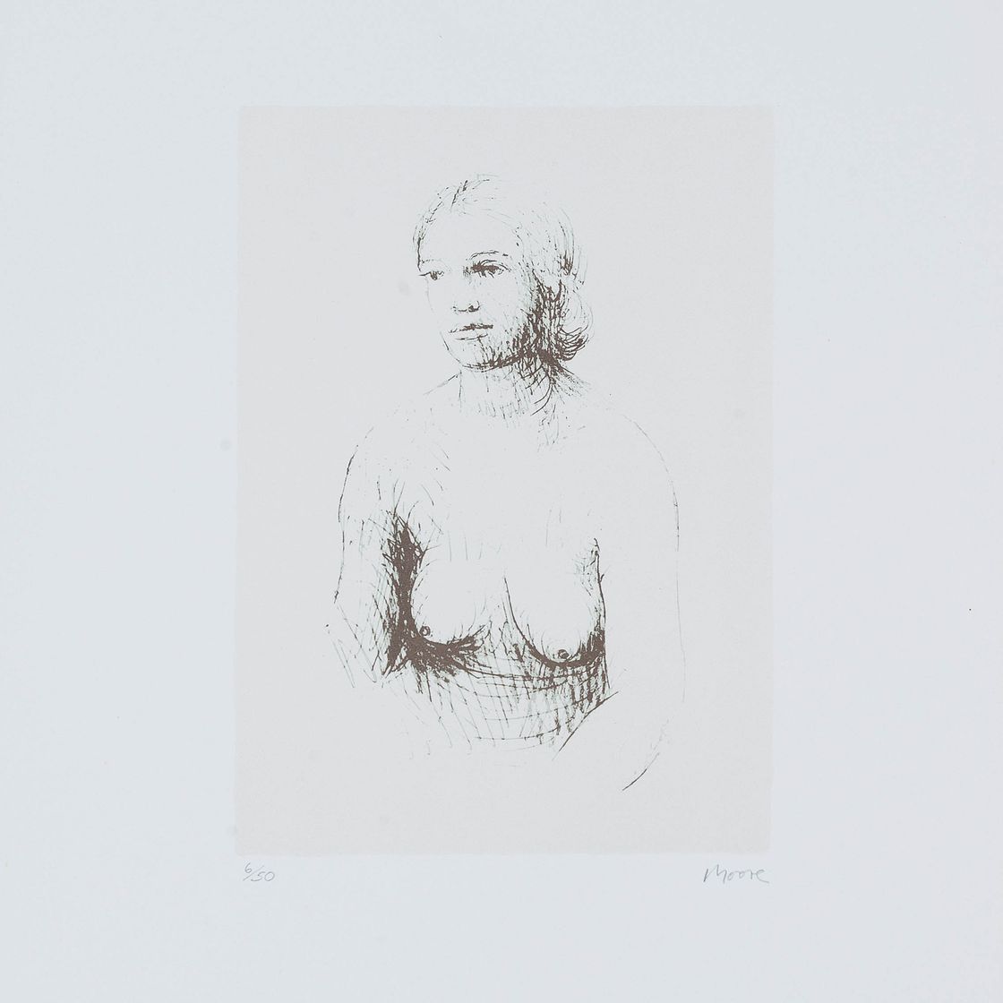 Henry Moore — Девять пластинок из коллекции Nudes (C. 396-401, 403-406), изображение 10
