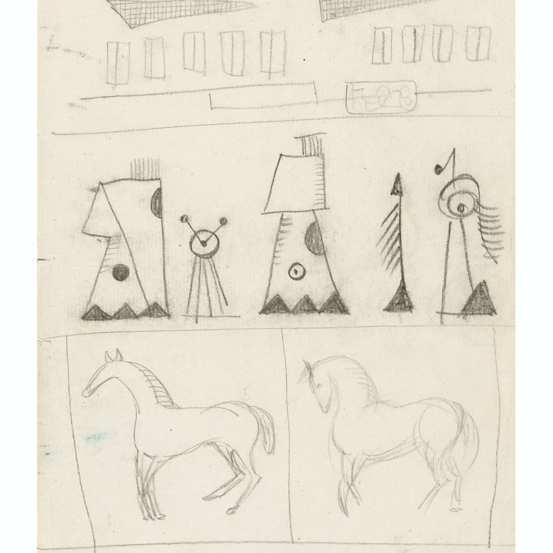 Henry Moore — Текстильный дизайн из альбома для рисования 1, изображение 1