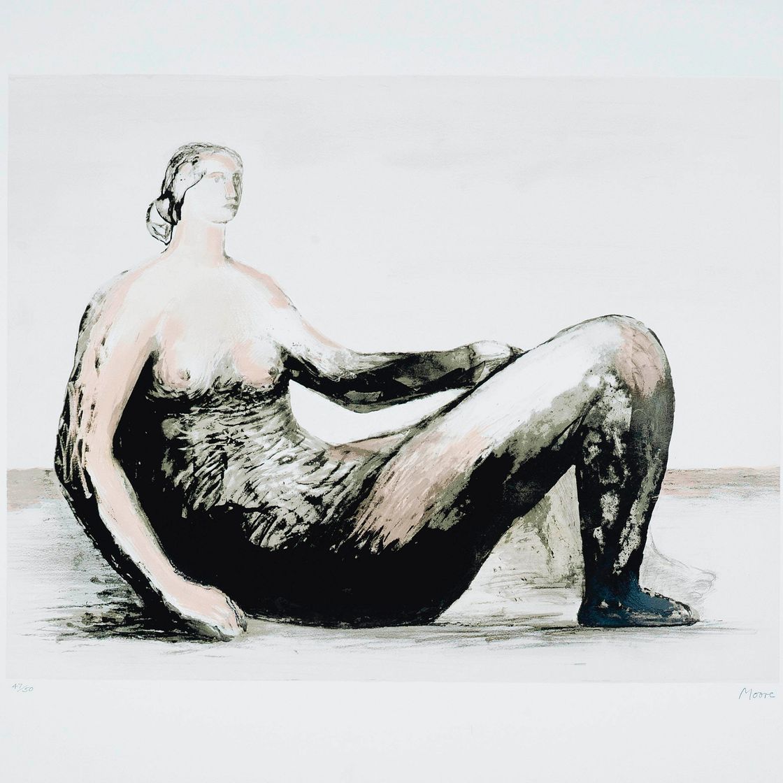 Henry Moore — Лежащая женщина IV (С. 594)