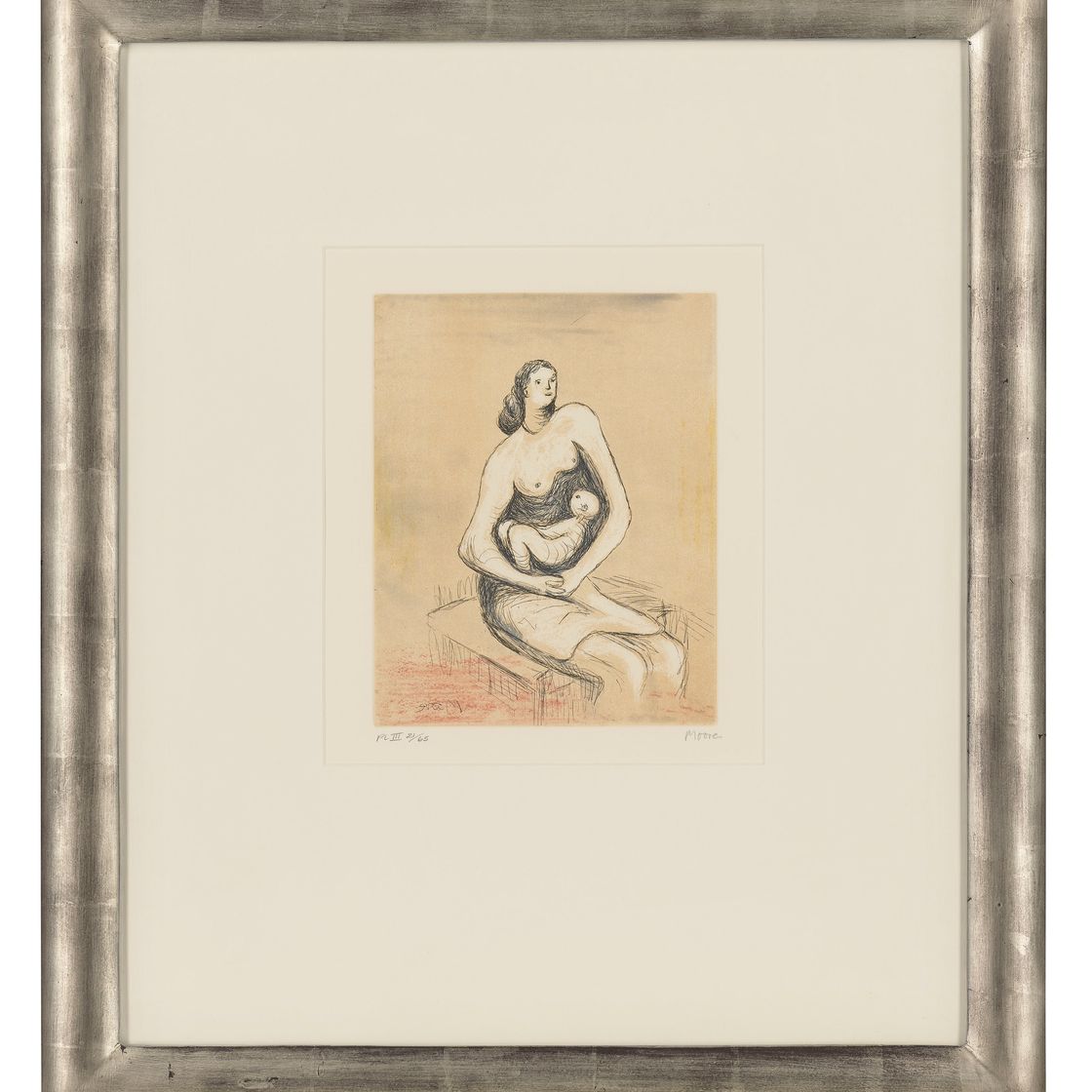 Henry Moore — Мать и дитя III и Мать и дитя VI, от: Мать и дитя, изображение 3