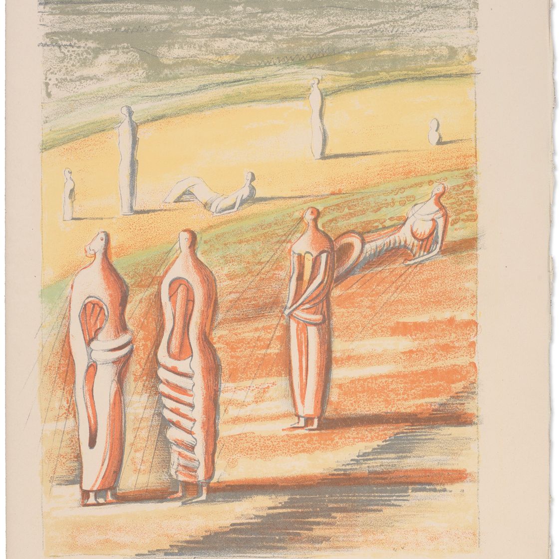 Henry Moore — Иоганн Вольфганг фон Гете, "Прометей", Анри Жонкьер, Париж, 1950