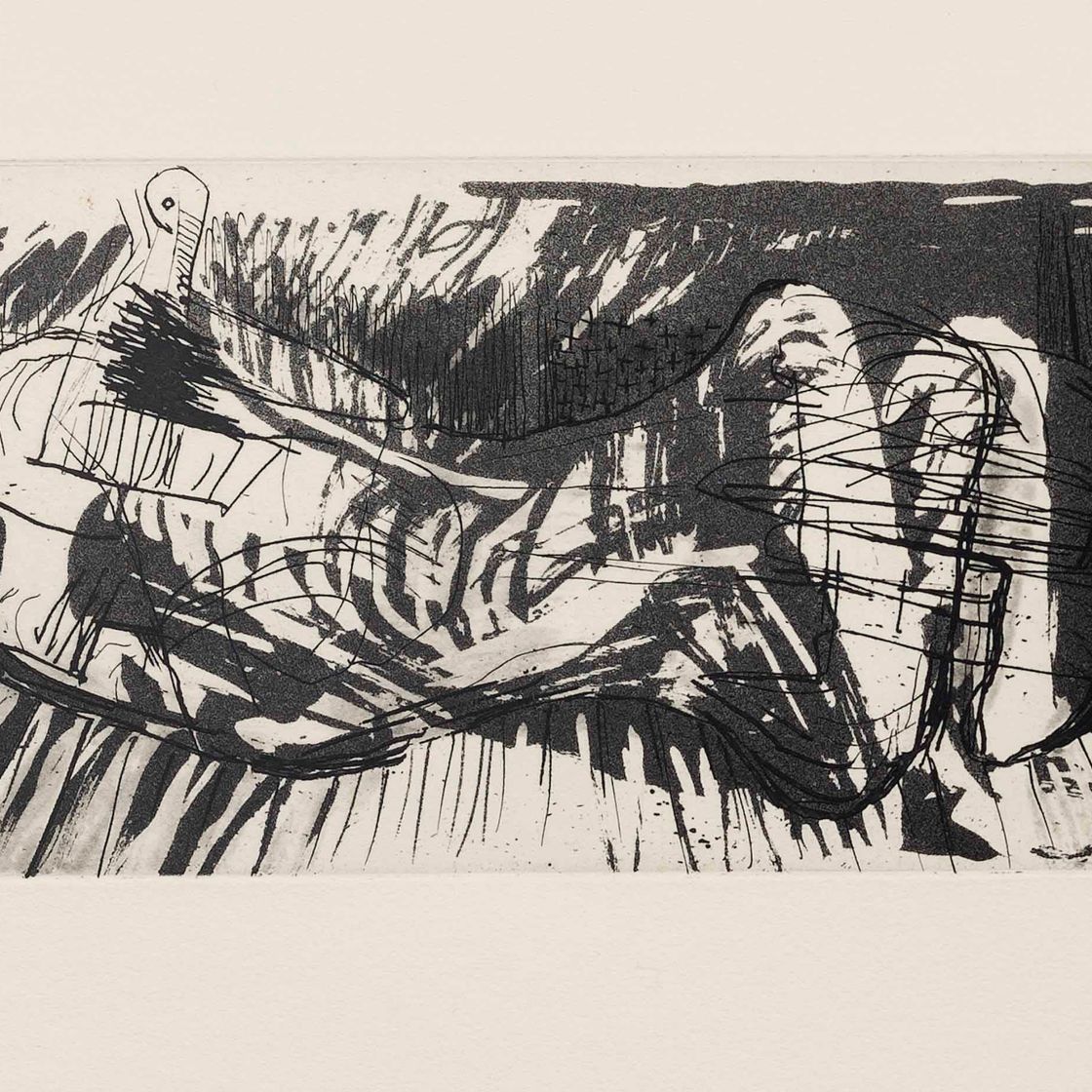 Henry Moore — Откидывающийся рисунок III