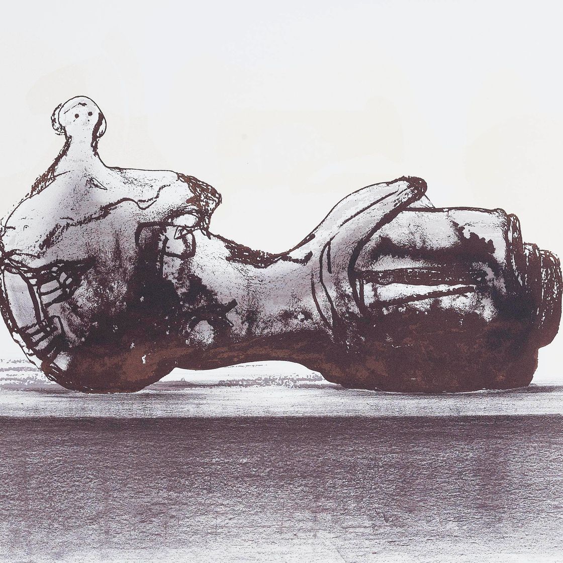 Henry Moore — Каменная лежащая фигура (C. 460)