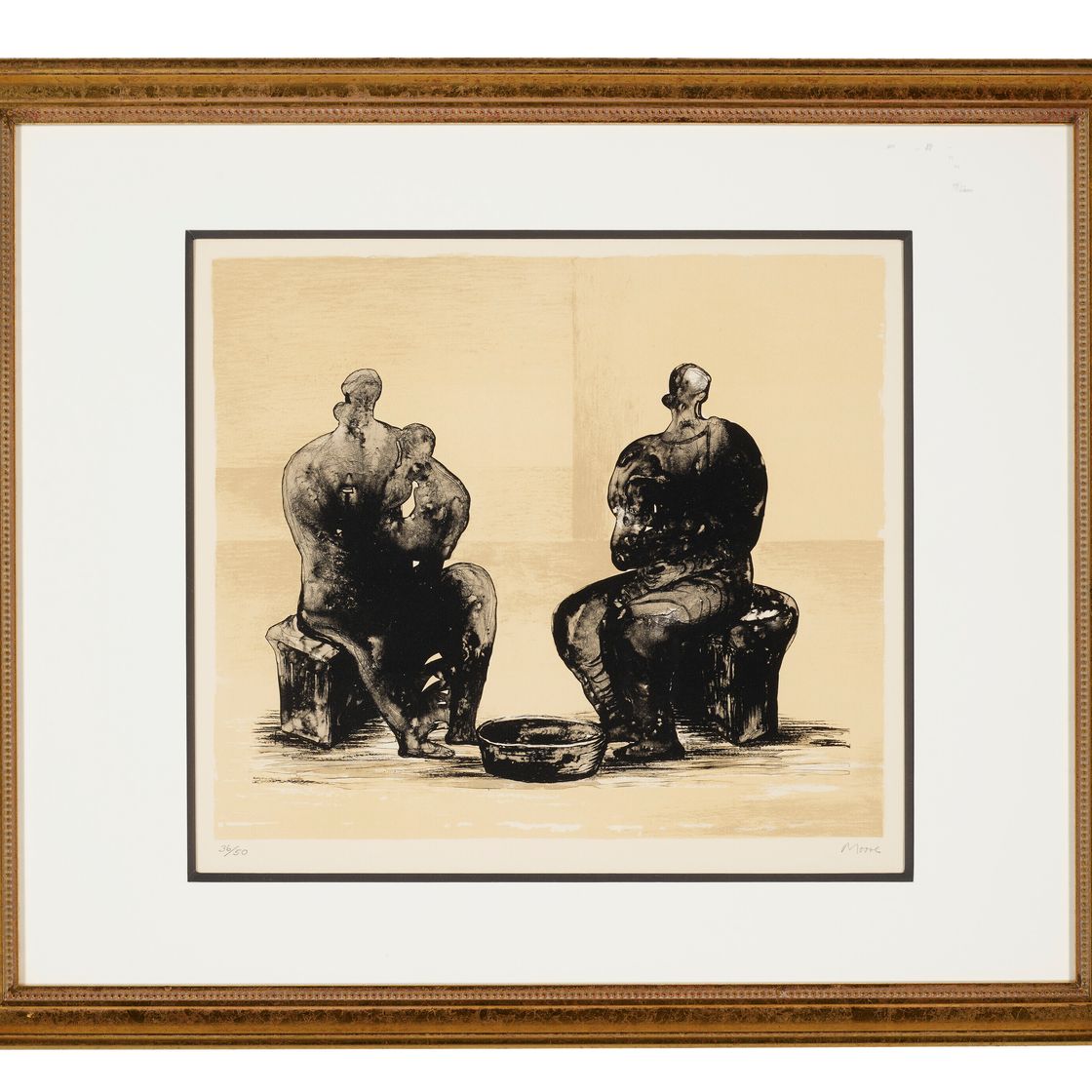 Henry Moore — Три гравюры художника, изображение 5