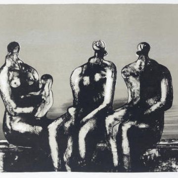 Henry Moore — Три сидящие фигуры с детьми (С. 305)