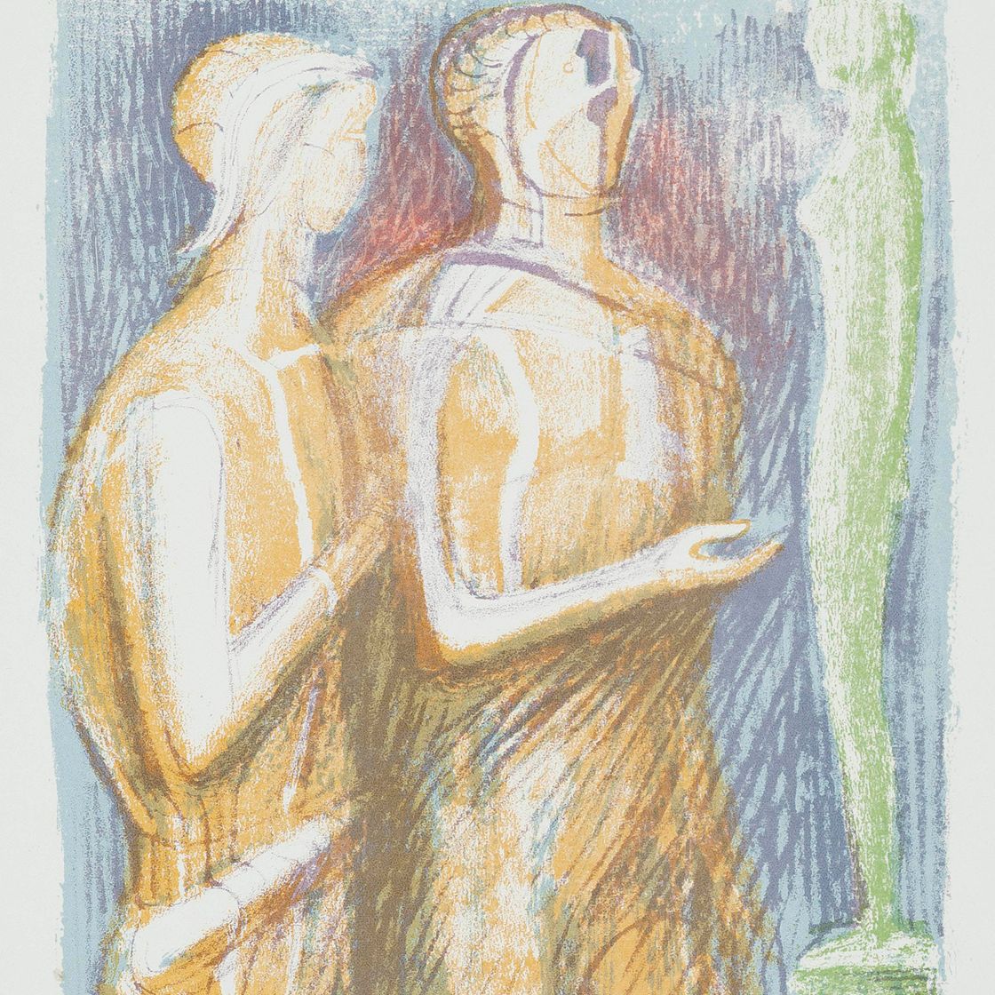 Henry Moore — Минерва, Прометей и Пандора, от: Prométhée (Кремер, 24 года)